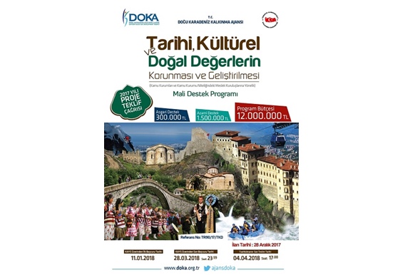 Doğu Karadeniz Kalkınma Ajansı 2018 Mali Destek Programı Yayımlandı