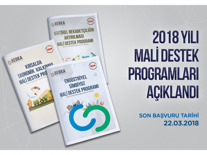 Bebka 2018 Yılı Mali Destek Programlarını Duyurdu