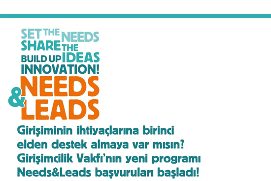 Girişimcilik Vakfı Needs&Leads Programı Başlıyor