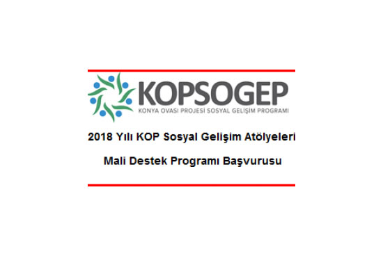Konya Ovası Projesi (KOP) Sosyal Gelişim Atölyeleri Mali Destek Programı