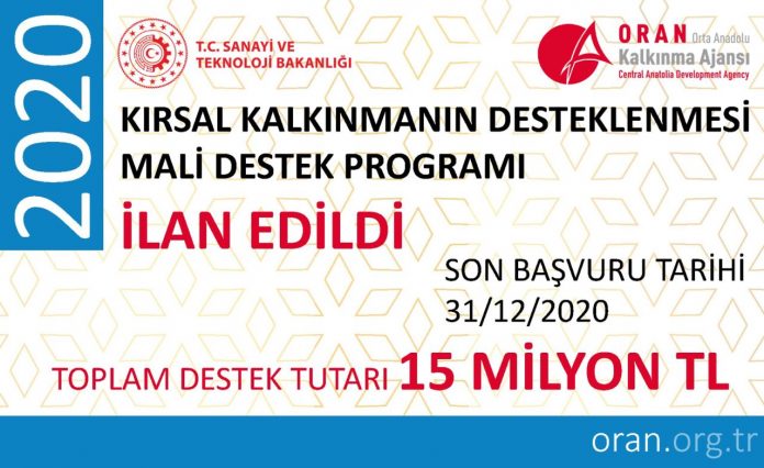 Oran Kırsal Kalkınmanın Desteklenmesi Proje Teklif Çağrısı