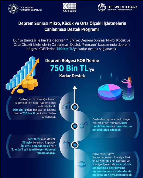 Deprem Sonrası İşletmelerin Canlanması Destek Programı
